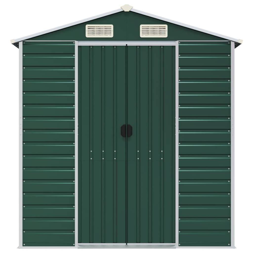 Vidaxl - Abri de jardin Vert 191 x 300 x 198 cm Acier galvanisé vidaXL 3188233 - Image 10
