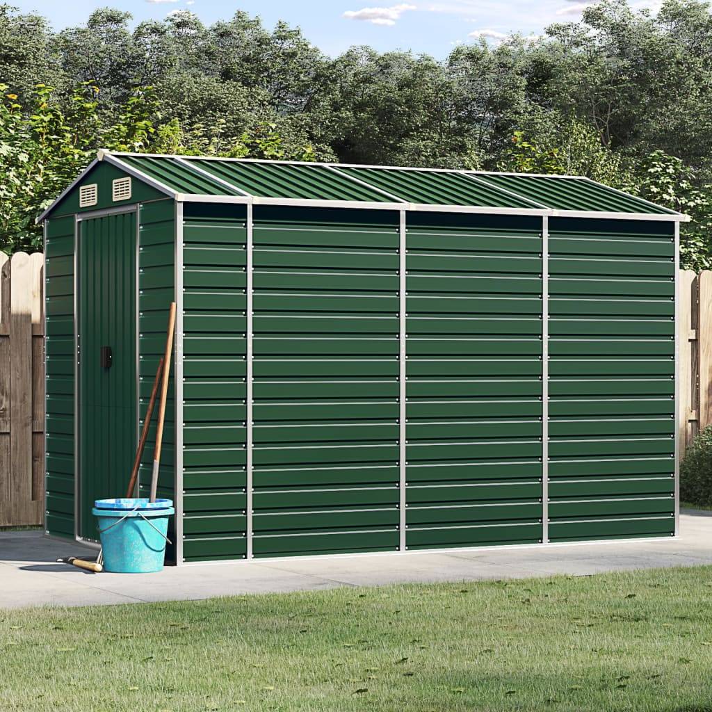 Vidaxl - Abri de jardin Vert 191 x 300 x 198 cm Acier galvanisé vidaXL 3188233 - Image 1