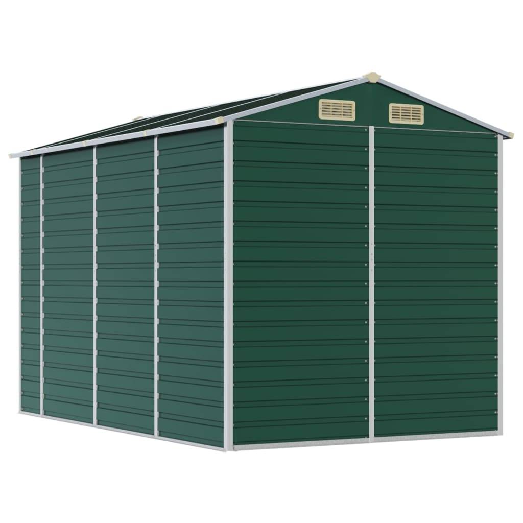 Vidaxl - Abri de jardin Vert 191 x 300 x 198 cm Acier galvanisé vidaXL 3188233 - Image 8