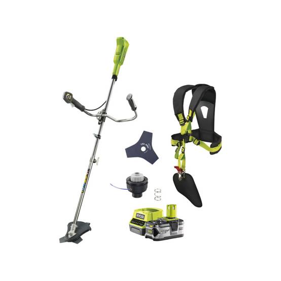 Ryobi - Pack RYOBI débroussailleuse 18V One+ OBC1820B - 1 batterie 4.0Ah - 1 chargeur 2.0Ah RC18120-140 - Image 1