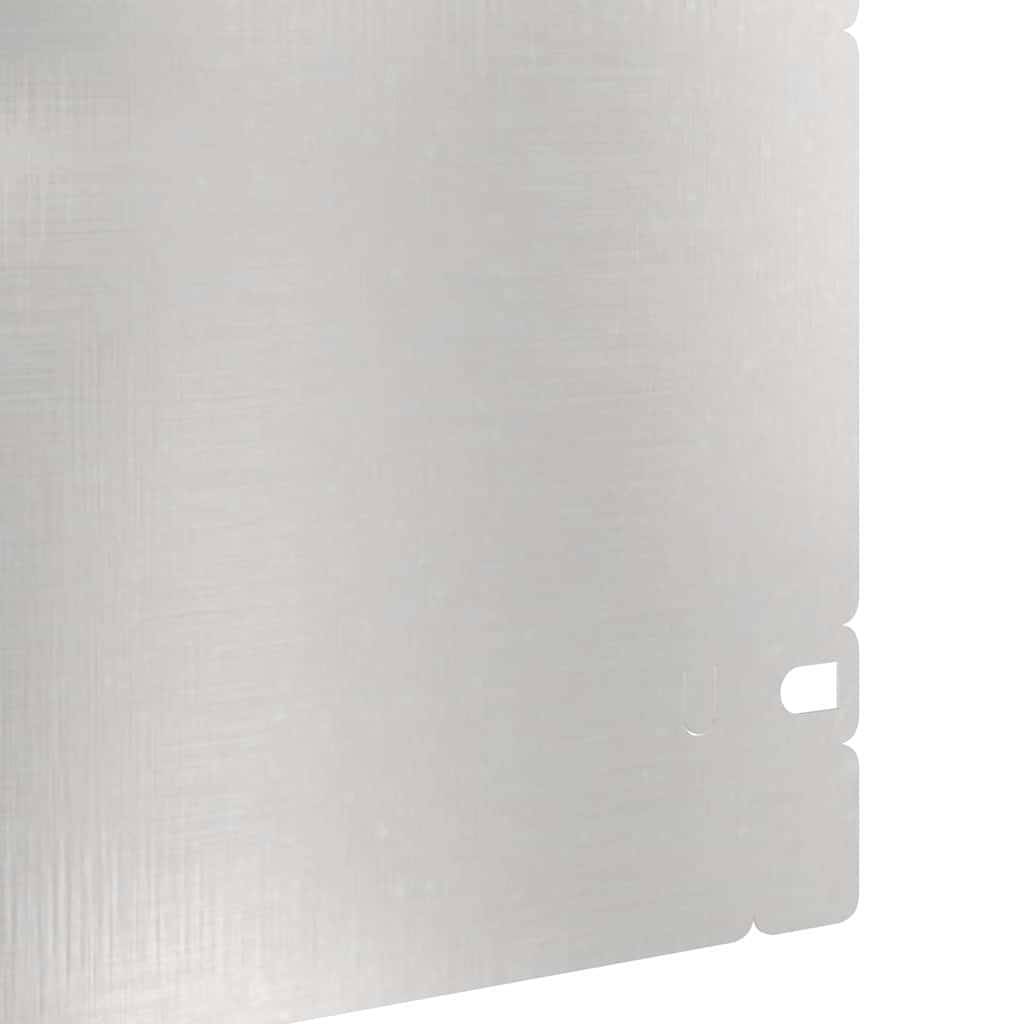 Lot 30 bordures pelouse acier inoxydable jardin allée délimitation claire 103x22cm argent - ComfortXL Outdoor Living - Image 6