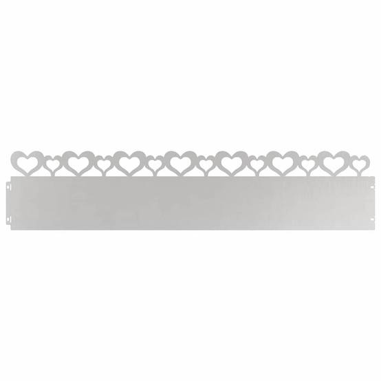 Lot 30 bordures pelouse acier inoxydable jardin allée délimitation claire 103x22cm argent - ComfortXL Outdoor Living - Image 2