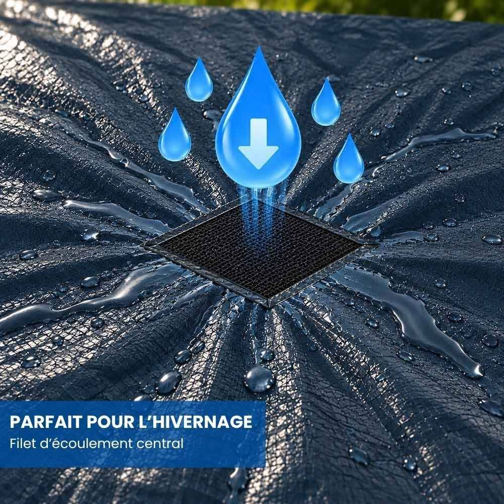Terre Jardin - Bâche piscine ronde 700 cm traitée anti-UV - TERRE JARDIN - Image 5