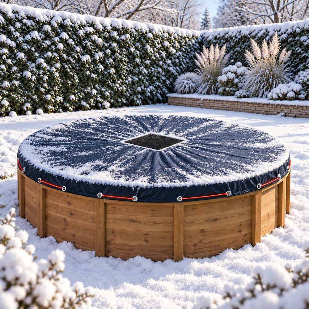 Terre Jardin - Bâche piscine ronde 700 cm traitée anti-UV - TERRE JARDIN - Image 8