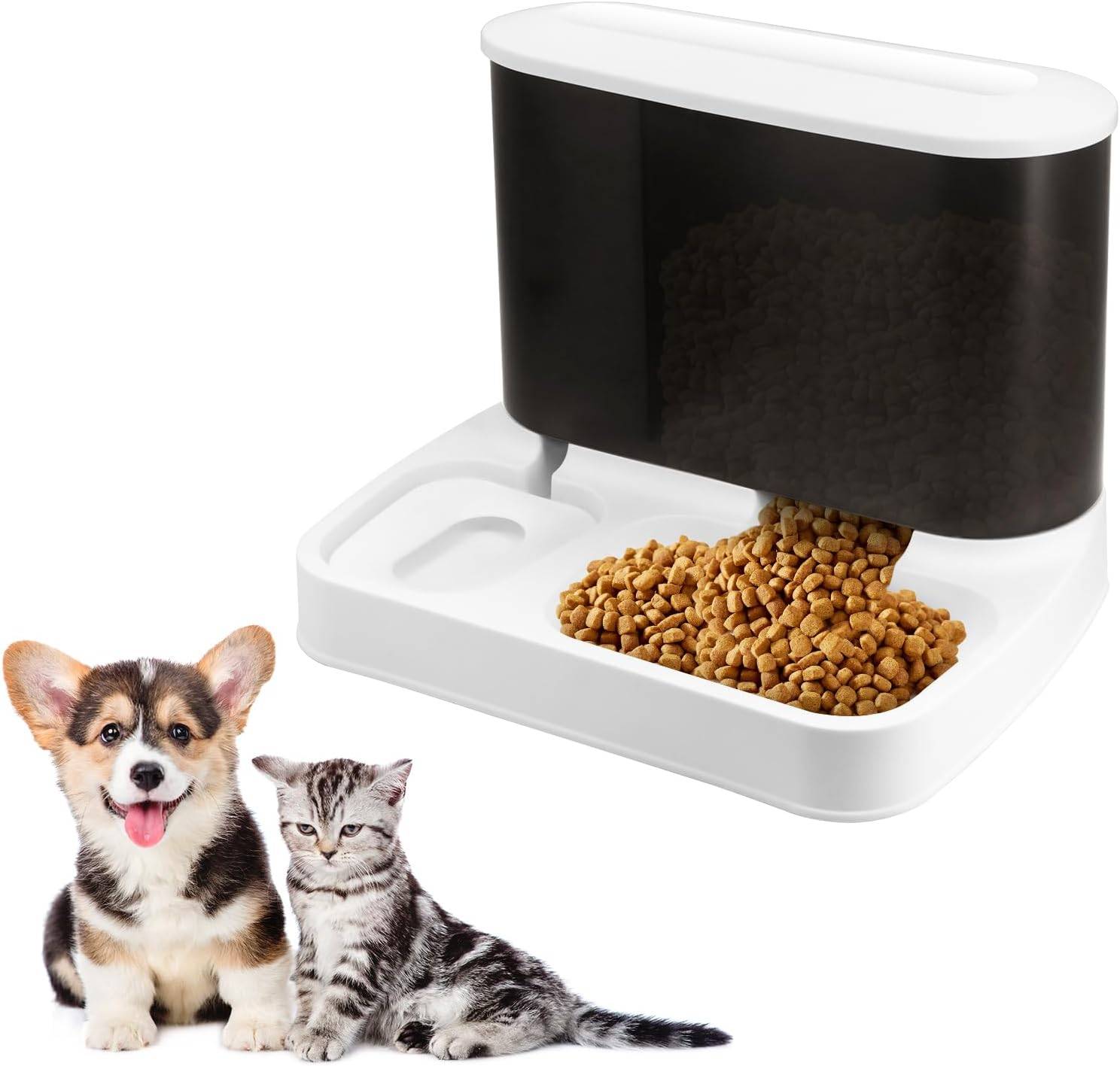 Distributeur automatique de nourriture et d'eau 2 en 1 pour chat Vendos85