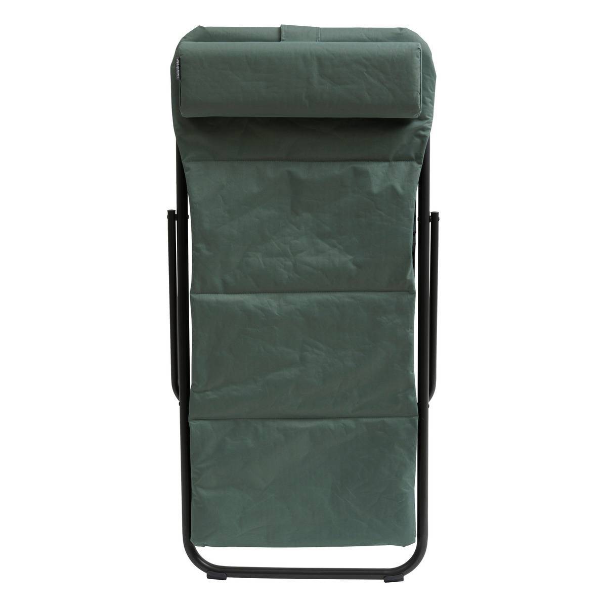 Hesperide - Chilienne de jardin pliante "Jubba" vert jade & graphite en zinc et polyester Hespéride - Image 4
