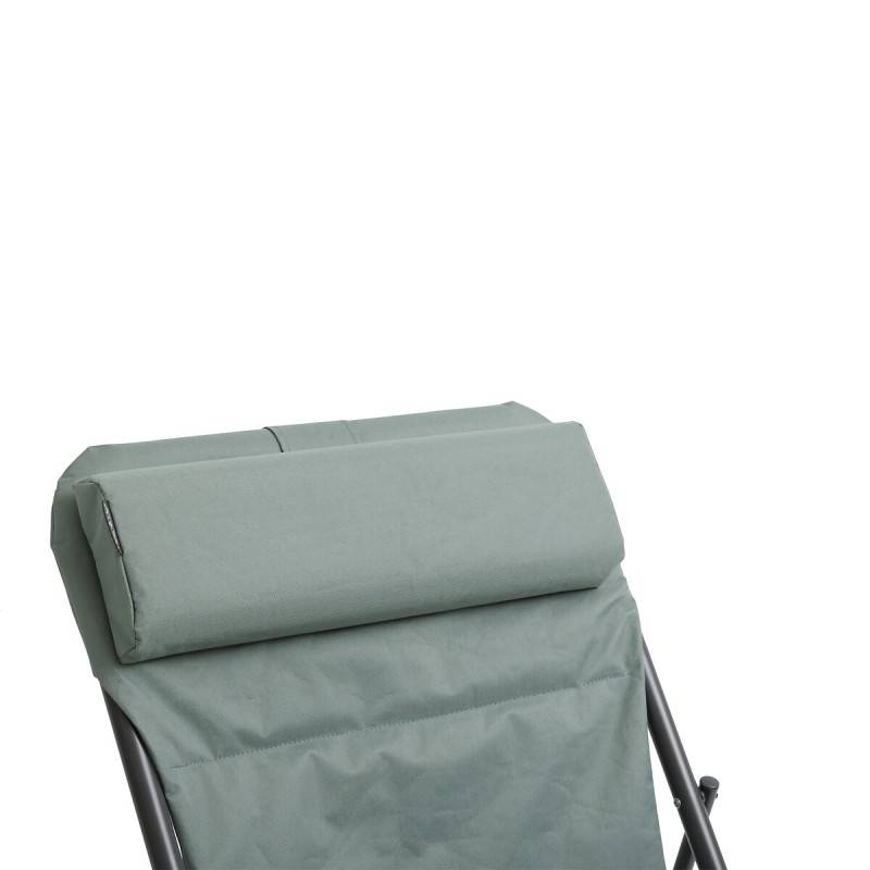 Hesperide - Chilienne de jardin pliante "Jubba" vert jade & graphite en zinc et polyester Hespéride - Image 7