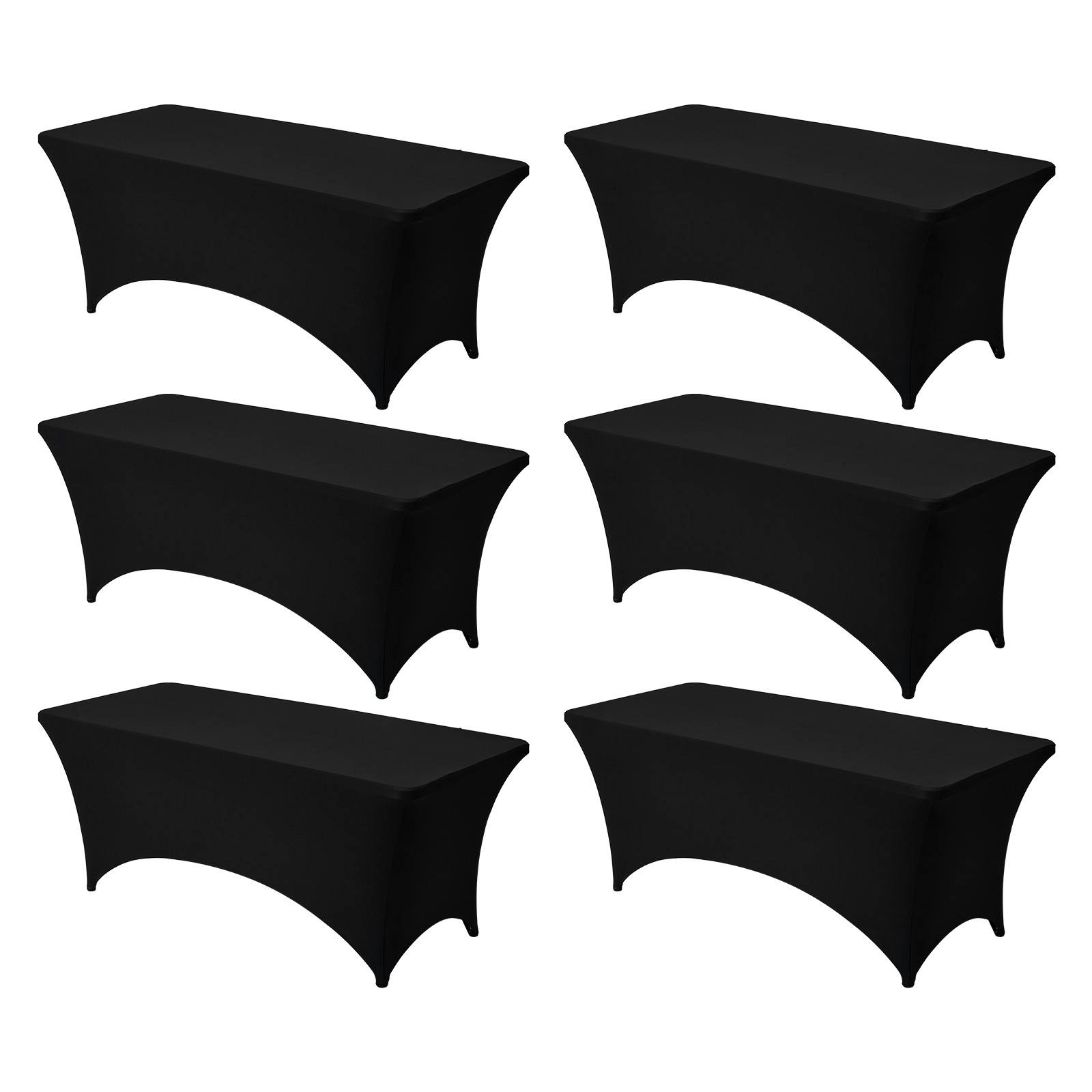 Vevor - VEVOR Nappe extensible en polyester et élasthanne 183 x 76 x 76 cm 6 pcs noir