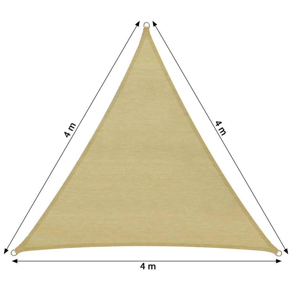 Helloshop26 - Voile toile d'ombrage taud de soleil triangulaire 400 cm - Image 2