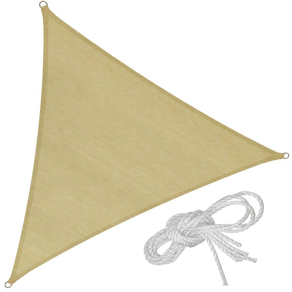 Helloshop26 - Voile toile d'ombrage taud de soleil triangulaire 400 cm
