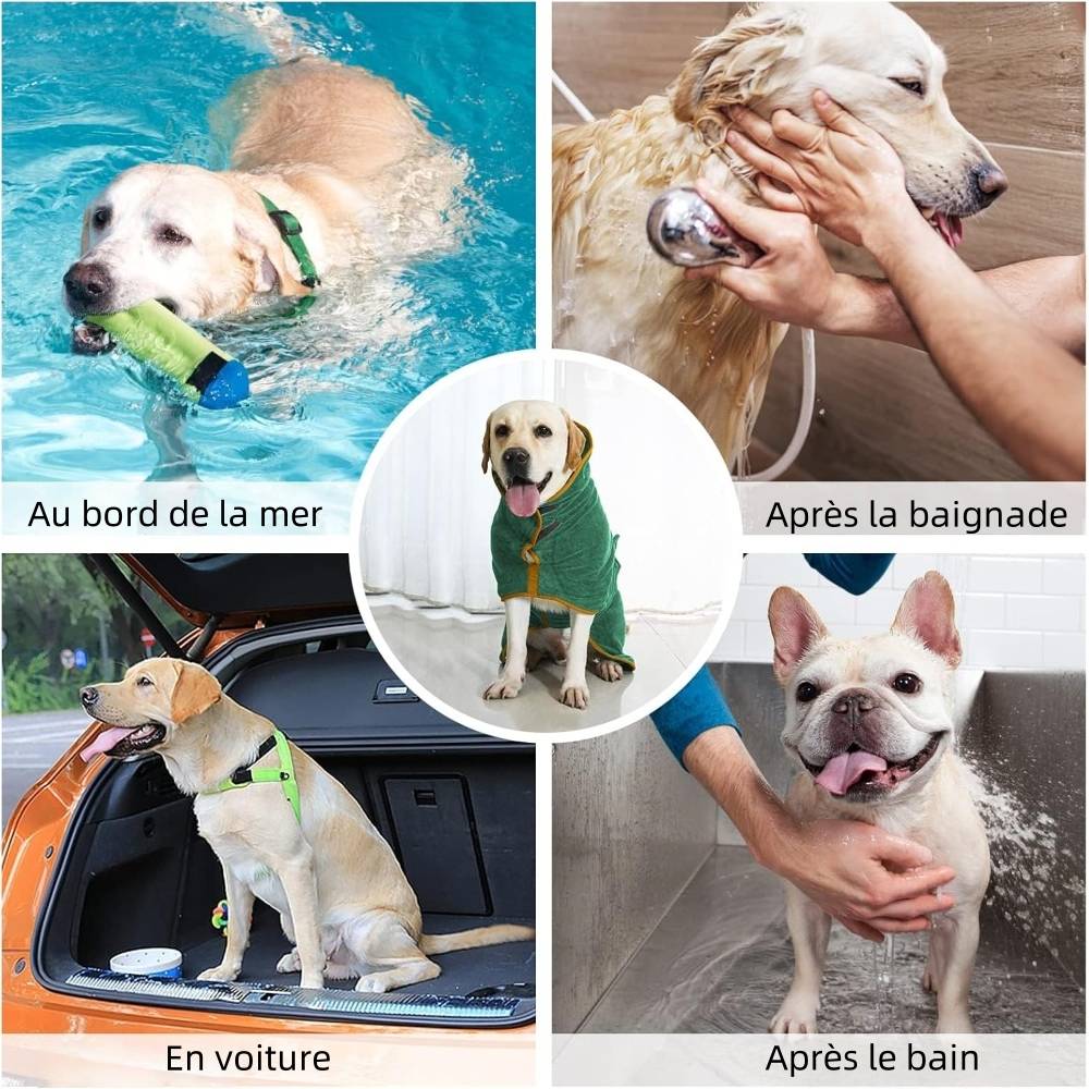 Serviette de bain pour animaux de compagnie - IntiMeg - Image 2