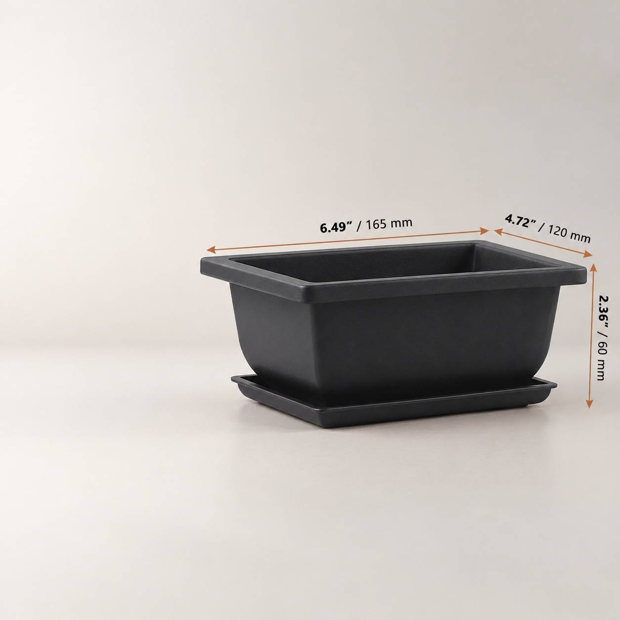 Lot de 20 Pots à Bonsaï en Plastique avec Soucoupes pour Intérieur Extérieur - Image 2