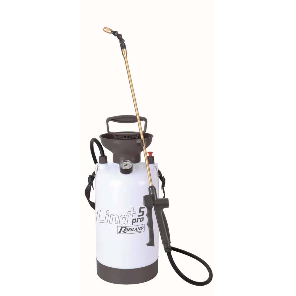 Ribimex - Pulvérisateur Lina+ Pro5 pression préalable contenance 6.5 Litres homologué GS, pression contrôlée - Image 1
