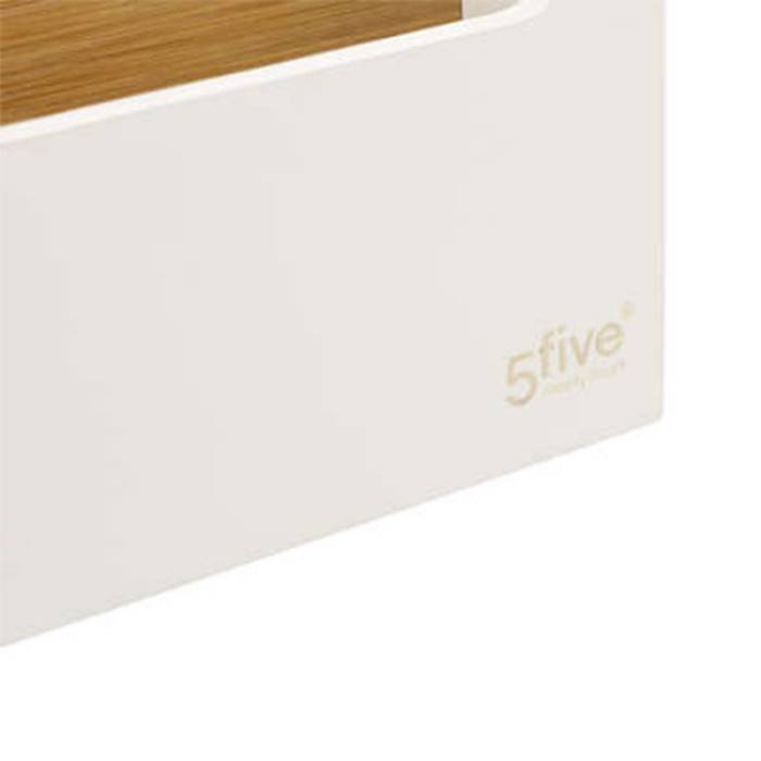 Organiseur 5 Compartiments "Natureo" 18cm Blanc - Image 2