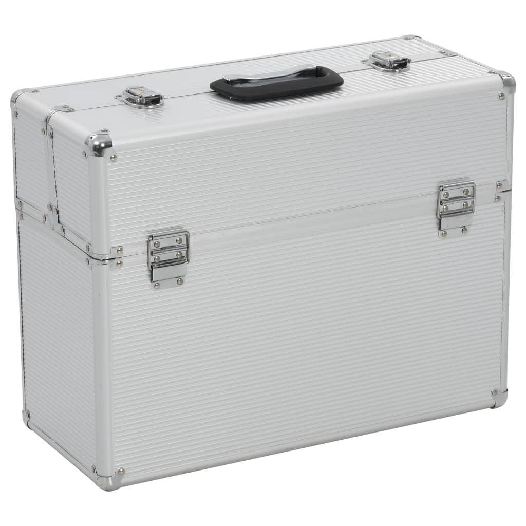 Helloshop26 - Boîte à outils 47 x 36 x 20 cm argenté aluminium - Image 1