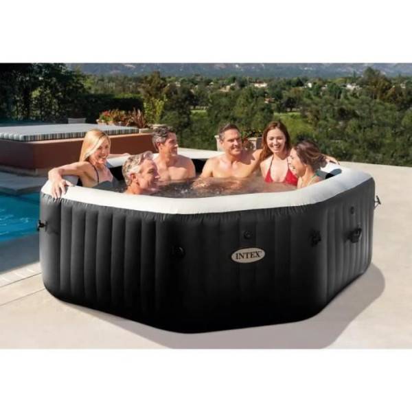 Intex - Spa gonflable INTEX - Carbone - 218 x 71 cm - 6 places - Octogonal - 28462EX - Image 3
