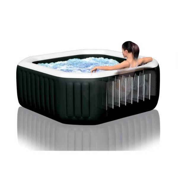 Intex - Spa gonflable INTEX - Carbone - 218 x 71 cm - 6 places - Octogonal - 28462EX - Image 1