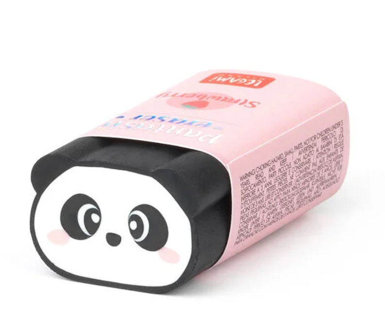 Papeterie Gomme parfumee fraise - Panda - Legami