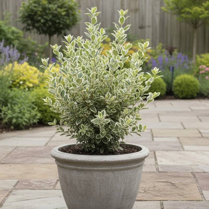 Fusain du Japon Président Gauthier, Euonymus - Pot de 7,5L - 60/80 cm - Image 3