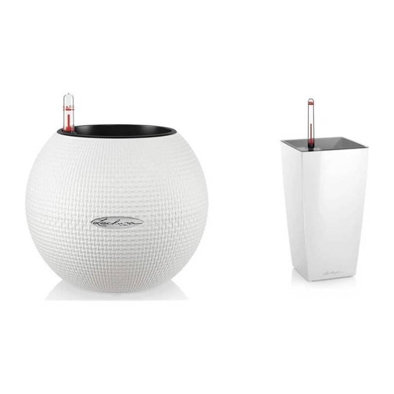 Lechuza - Lechuza Jardiniere Puro Color 50 All-in-one Diametre 50 Cm Ardoise 446116 - Image 1