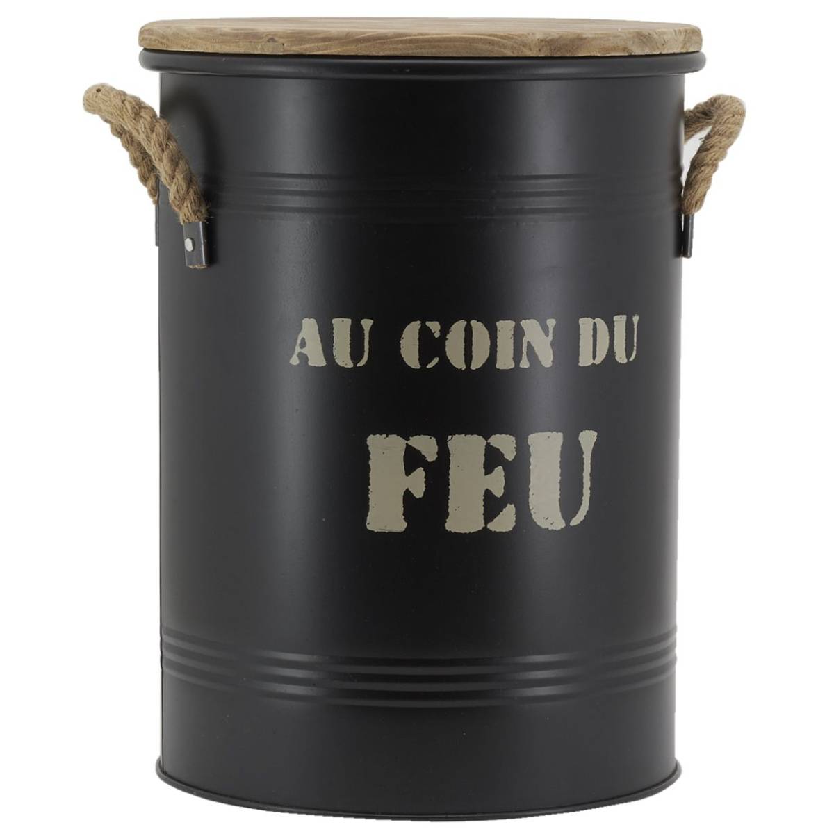 Aubry Gaspard - Tabouret et seau à pellets - Image 1