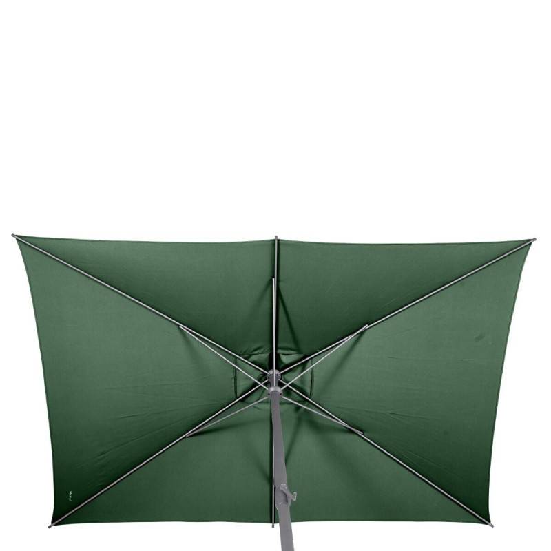 Hesperide - Parasol droit rectangulaire "Loompa" vert olive 3x2m en aluminium Hespéride - Image 6