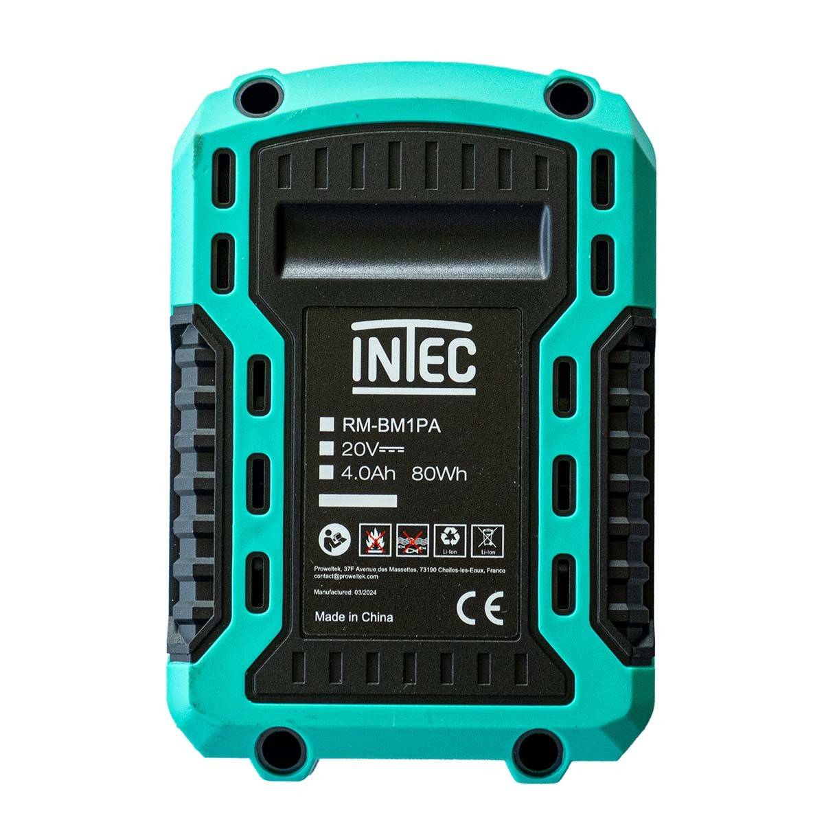 Intec - Batterie lithium 4AH pour électroportatif 20V INTEC Autonomie et Performance - Image 4