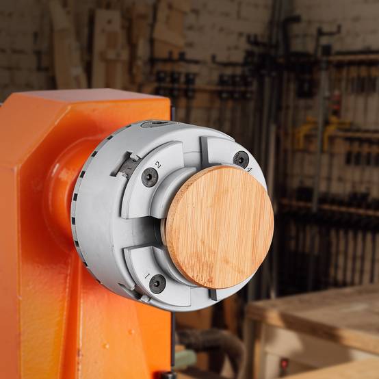 VEVOR Mandrin tour bois 70 mm, 4 mâchoires KP2-3/4, auto-centrage. Accessoires. - Image 8