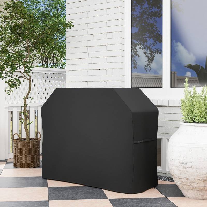 PANGIVO - Housse de protection pour grill polyester noir 147 x 61 x 120 cm - PANGIVO - Image 2