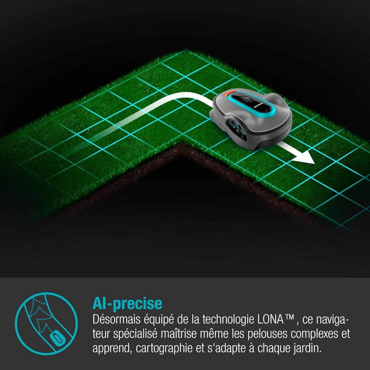 Gardena - Tondeuse robot smart SILENO life 1250 - Surface max. 1250 m² - 57 dB(A) Gardena - Image 10