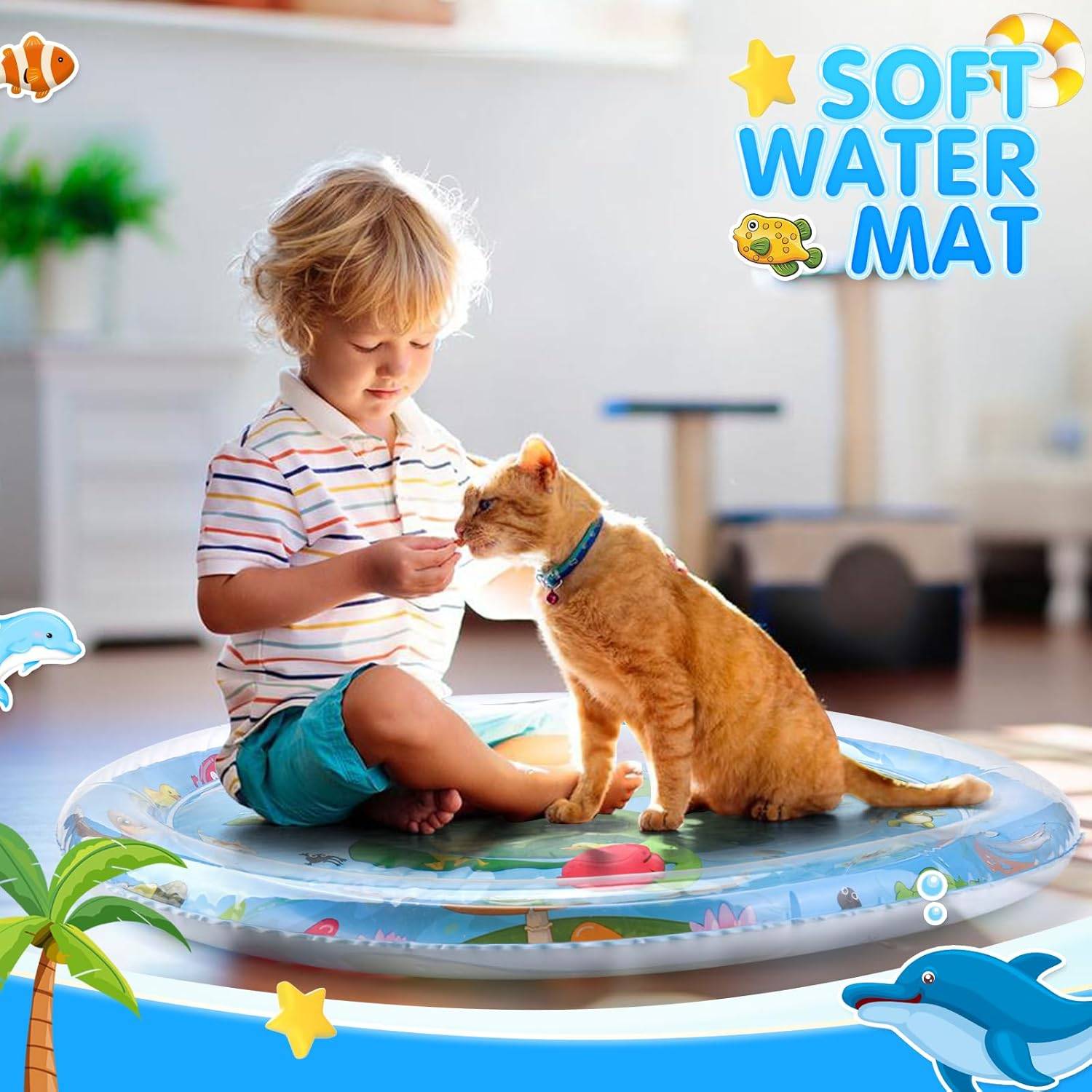 Tapis d'eau interactif pour chats DtopbuyAge - Image 5