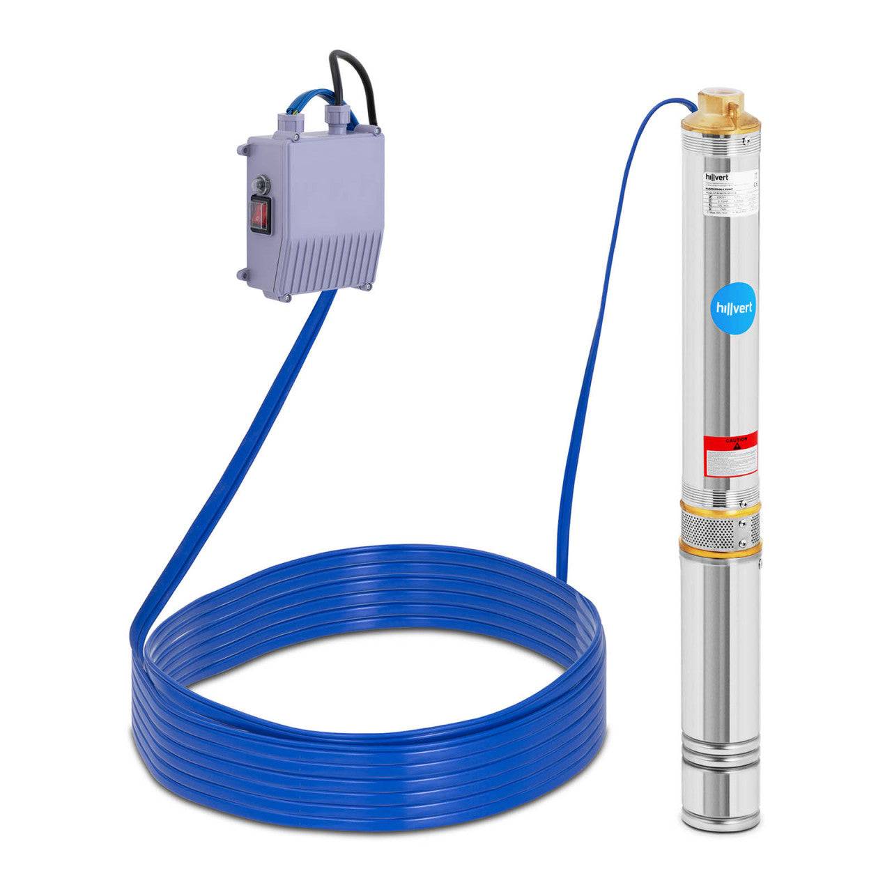 Helloshop26 - Pompe immergée pompe de puits submersible refoulement - 3 000 l/h - 550 Watts - Image 1