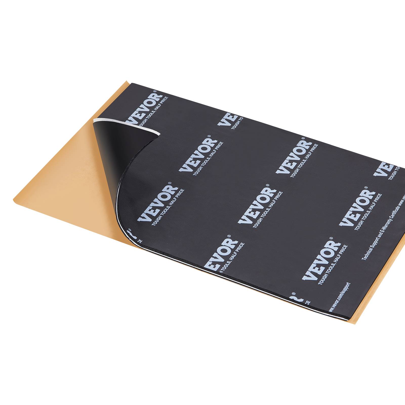 VEVOR Tapis isolation phonique 5,1 mm, 2,3 m², caoutchouc butyle, voiture.