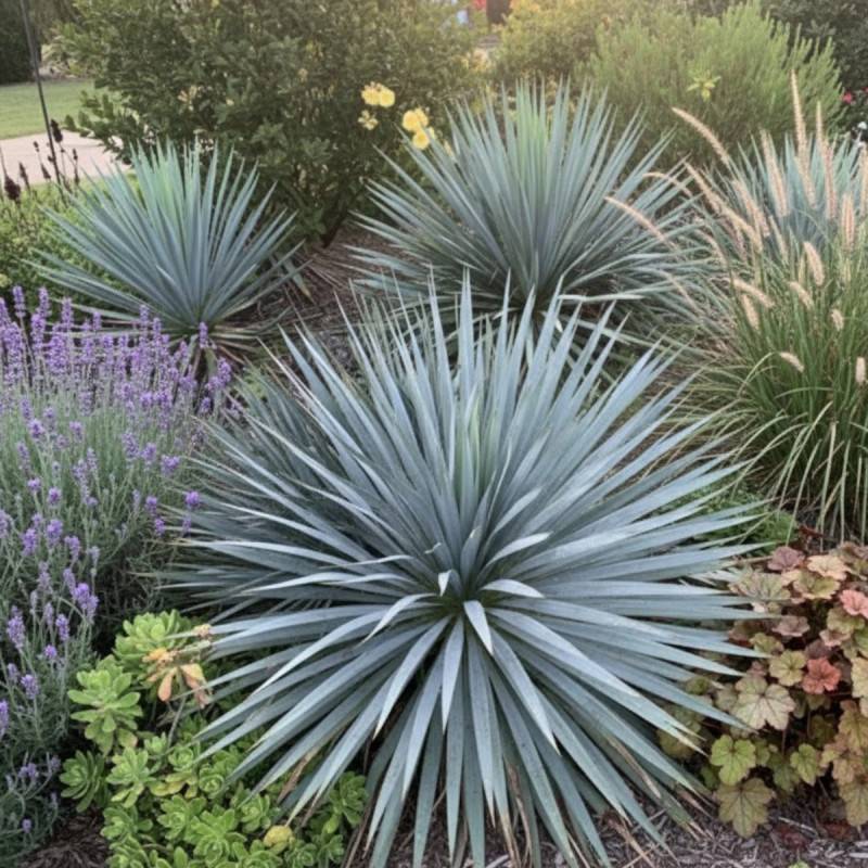Yucca filamentosa French Flag® 'yuccaam1' à fleurs Blanche/ - feuillage Persistant - Pot de 4L - 20/40 cm - Image 3