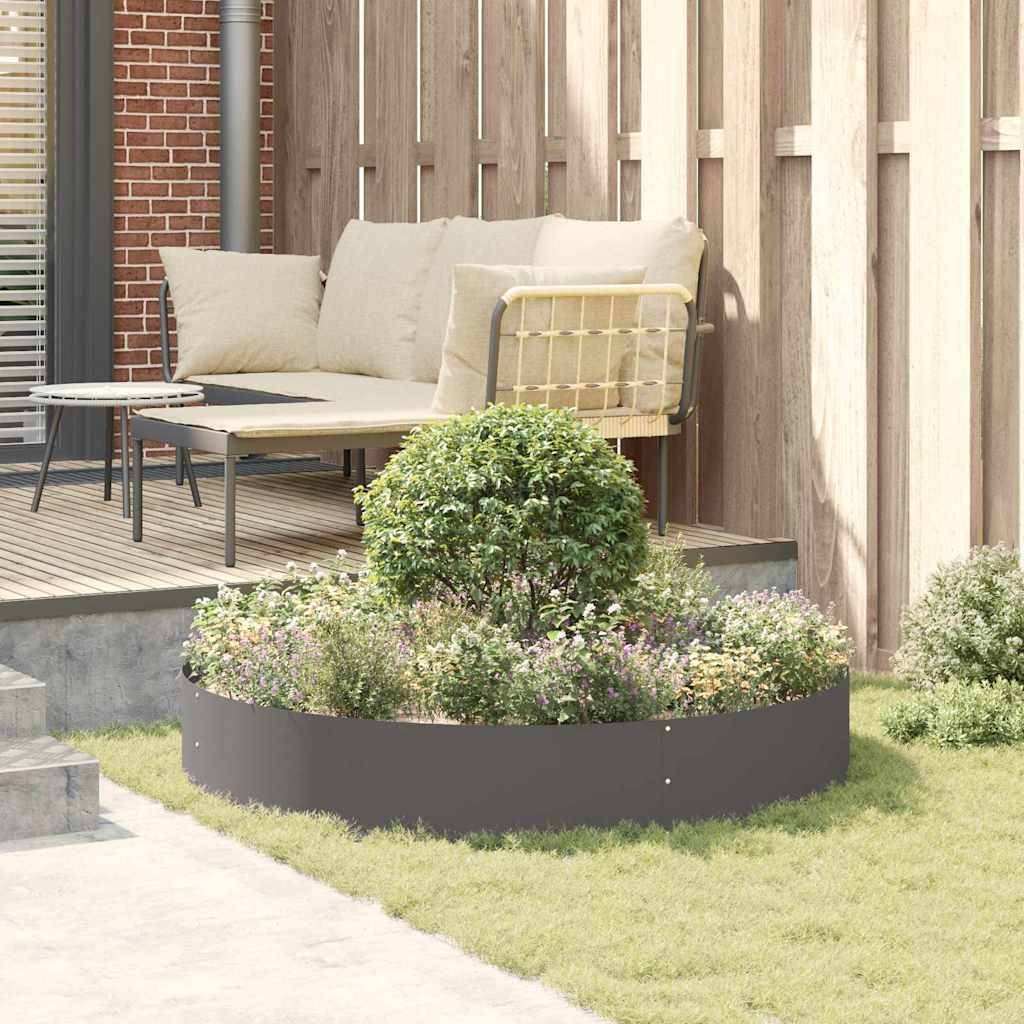 Maison Chic - Cache-pot, Pot De Fleurs Noir 120 x 120 x 20 cm Acier g407 - Image 3