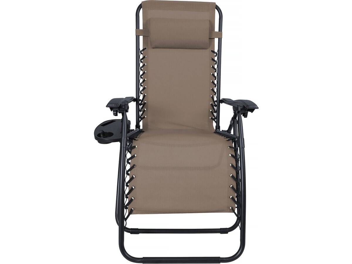 Habitat Et Jardin - Fauteuil De Jardin Relax Zéro Gravité "sintra" - Taupe -habitat Et Jardin - Image 4