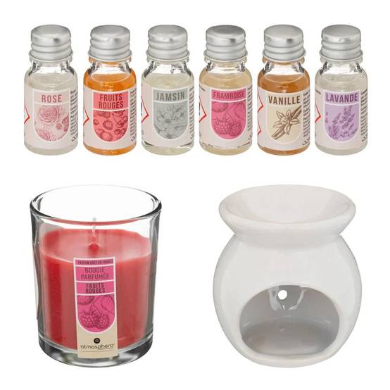 Coffret Senteur 8 Pièces "Bien-être" 23cm Fruit Rouge - Image 2