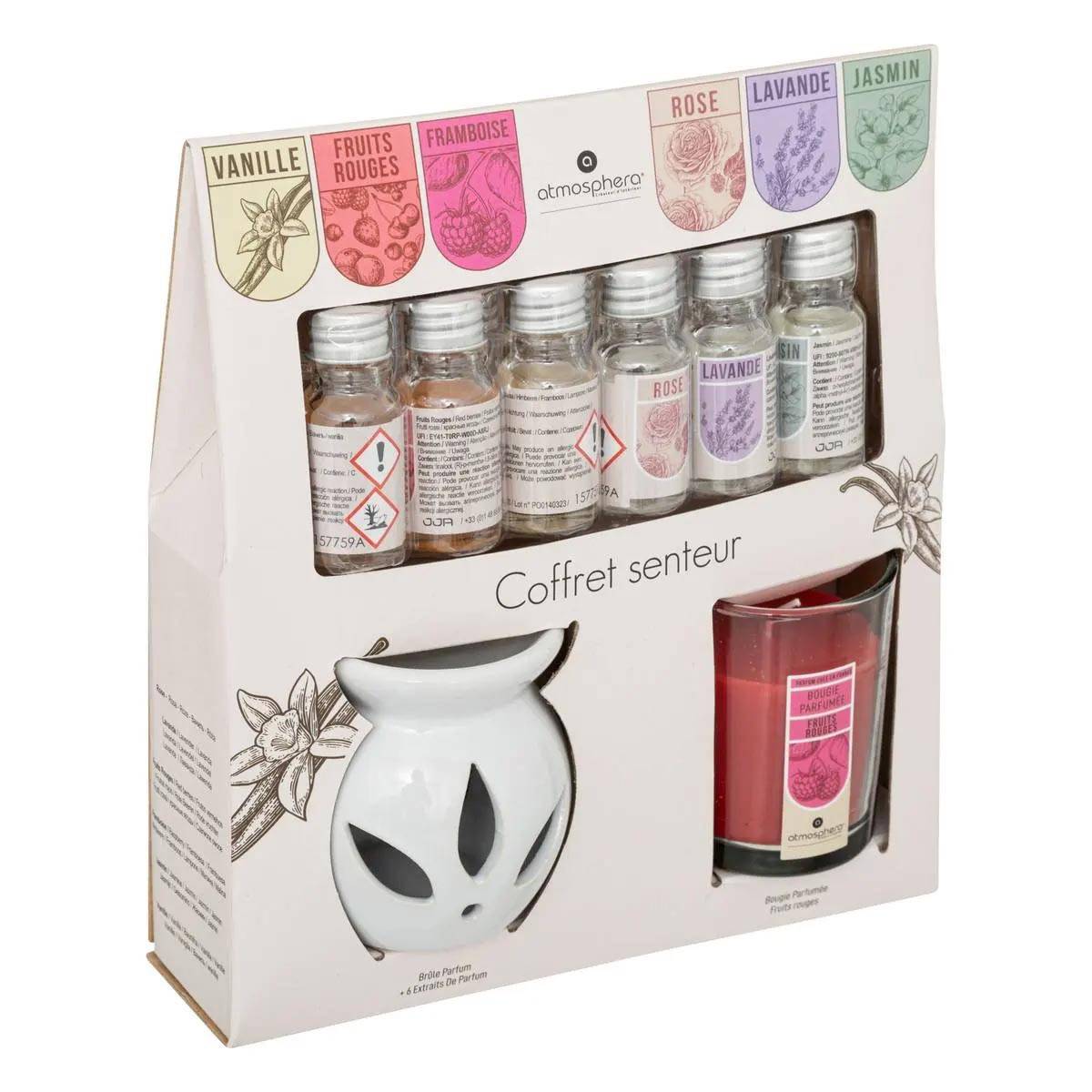 Coffret Senteur 8 Pièces "Bien-être" 23cm Fruit Rouge - Image 1