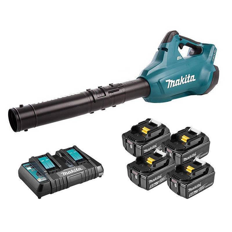 Makita - Souffleur à Batterie MAKITA DUB362PT4 LXT 36V (2x18V) (4x5Ah) + Chargeur double DC18RD Makita - Image 1
