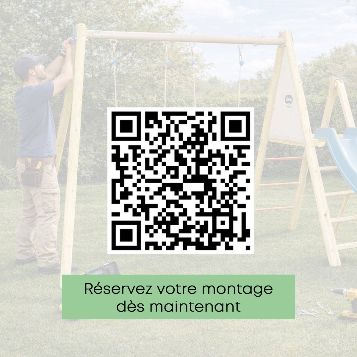 Station de jeux bois 2,30 m Topwood TALVI 2 - 8 enfants - Image 5