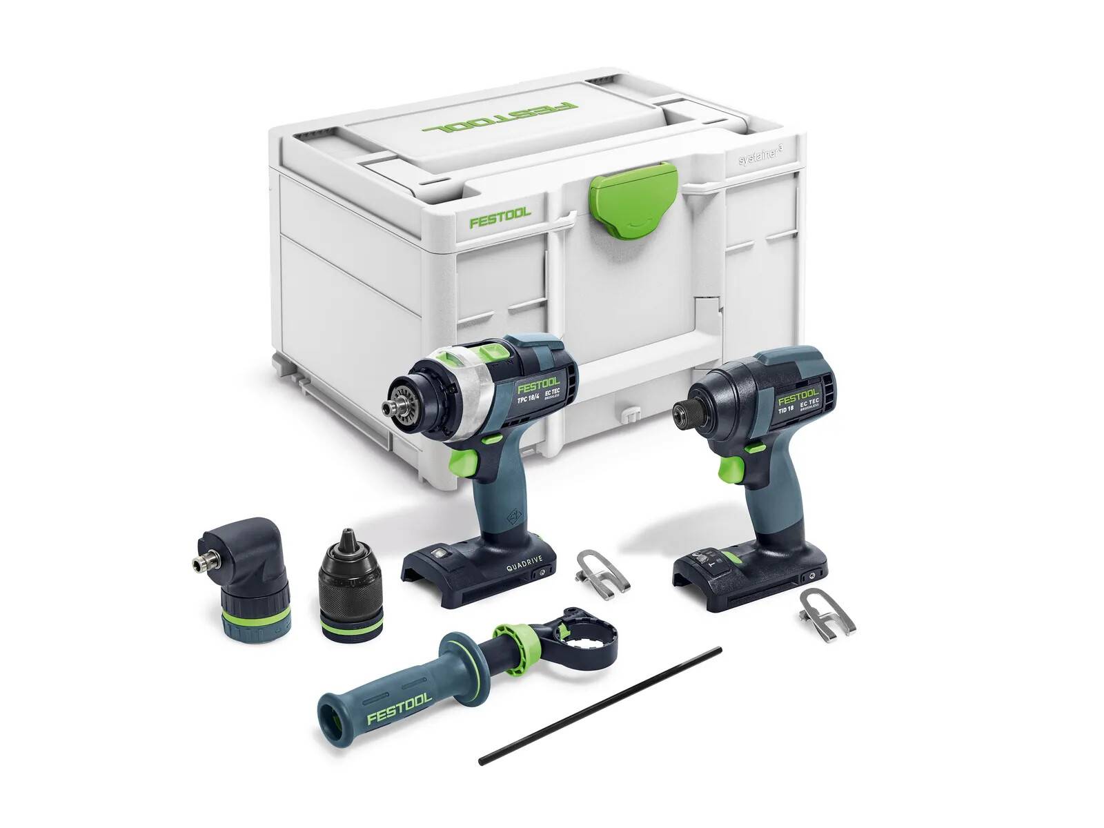 Set de vissage sans fil ID 18 BASIC-SET TPC 18/4 - FESTOOL - systainer - 578833 - Image 1