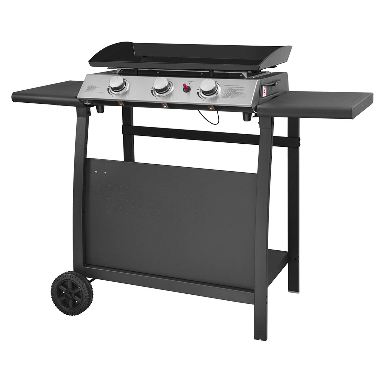 Happy Garden - Plancha au gaz SÉVILLE - 3 brûleurs 7,5kW + chariot - HAPPY GARDEN - Image 1