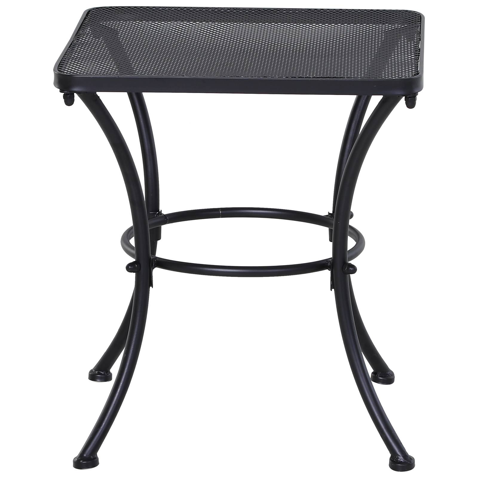 Table basse de jardin métal noir 45 x 45 x 50 cm - PANGIVO - Image 2