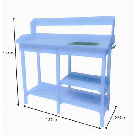 Table de culture en bois - H 121 cm - Image 6