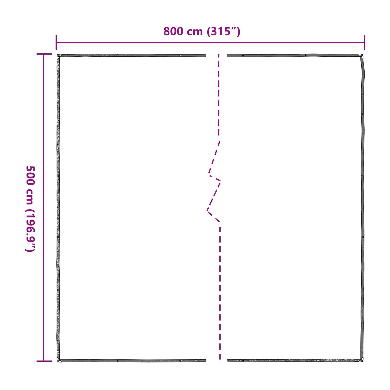 Vidaxl - Couverture pour plantes 5 x 8 m PE Translucide vidaXL 3429322 - Image 3