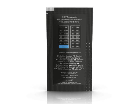 Autre - Lot de 26 sachets unidoses de solution d'étalonnage pH 10,01 (20 ml) - Meytec - Image 3