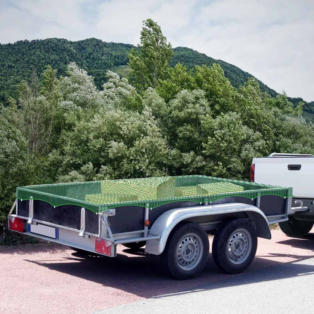 Euro Vanadium - Filet pour remorque avec câble élastique 130 x 250 Vert - Image 5