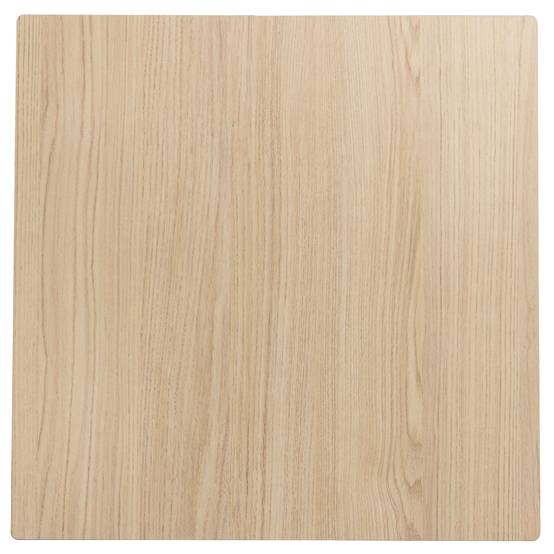 Oviala - Ensemble table haute stratifié chêne et 2 chaises hautes taupe - Oviala - Image 5