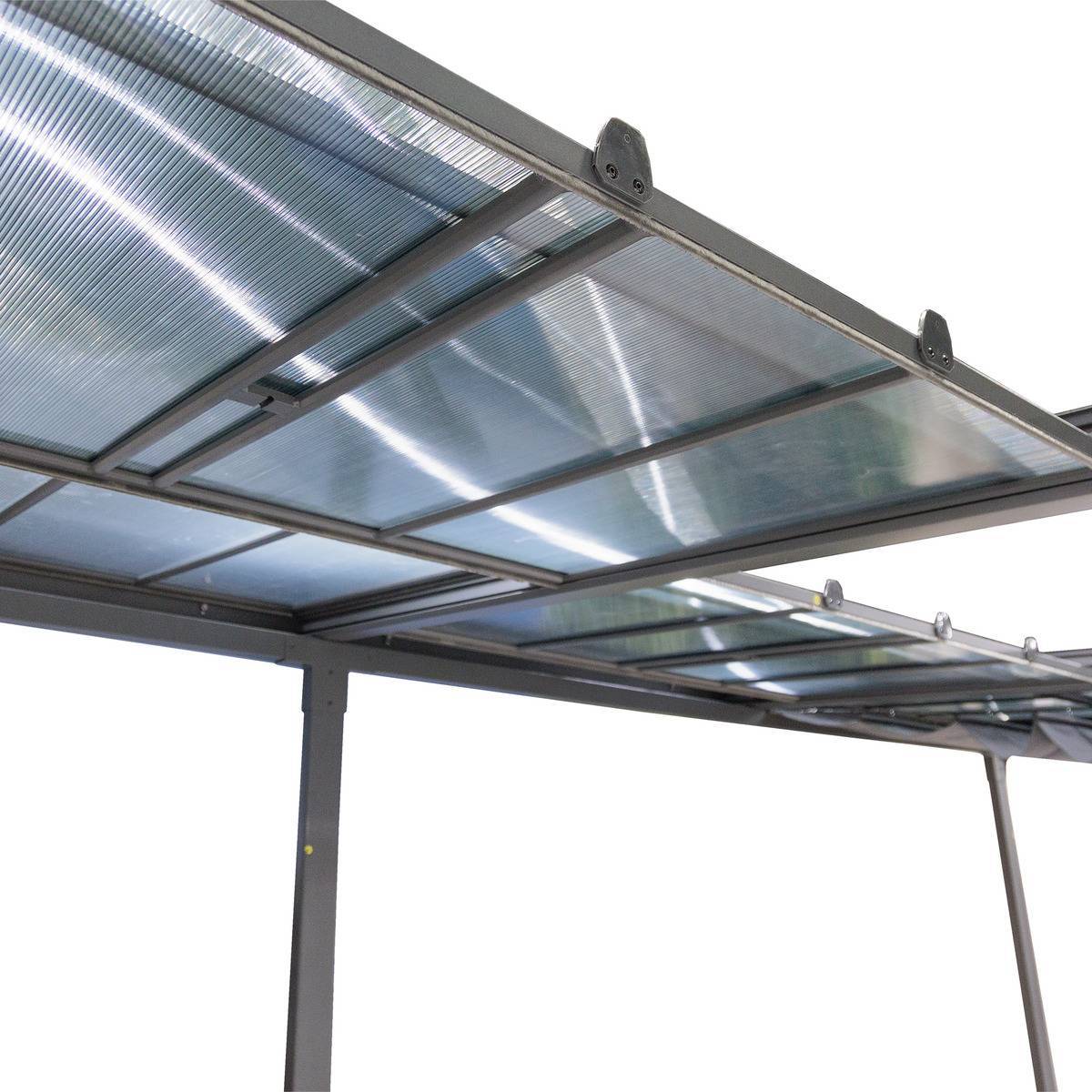 Hesperide - Pergola extensible "Enolie" graphite 4x3,5m Hespéride - Image 5