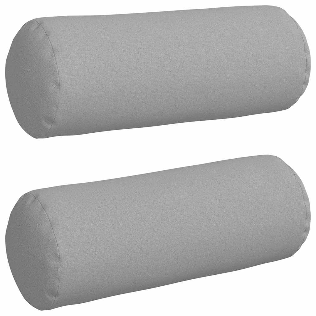 Lot de 2 Coussins Polochons Géants Tissu Doux Housse Lavable pour Déco Chambre Salon Gris Nuage 25x70 cm – ComfortXL Outdoor Living - Image 2